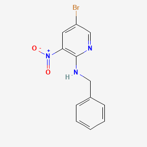 molecular formula C12H10BrN3O2 B1292762 N-苄基-5-溴-3-硝基吡啶-2-胺 CAS No. 954228-85-4