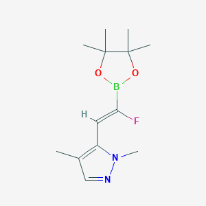 (Z)-5-(2-Fluoro-2-(4,4,5,5-tetramethyl-1,3,2-dioxaborolan-2-yl)vinyl)-1,4-dimethyl-1H-pyrazole