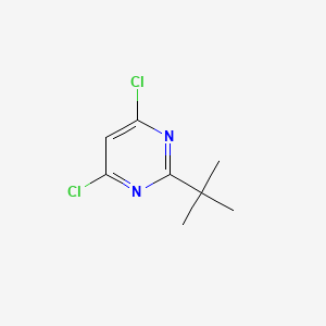 molecular formula C8H10Cl2N2 B1292766 2-(叔丁基)-4,6-二氯嘧啶 CAS No. 1044771-51-8