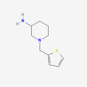 molecular formula C10H16N2S B1292777 1-(噻吩-2-基甲基)哌啶-3-胺 CAS No. 933707-95-0