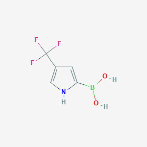 (4-(Trifluoromethyl)-1H-pyrrol-2-yl)boronic acid