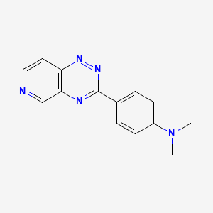 Dimethyl-(4-pyrido(3,4-e)(1,2,4)triazin-3-yl-phenyl)-amine