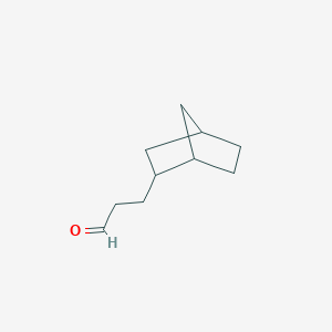 molecular formula C10H16O B1292792 3-{Bicyclo[2.2.1]heptan-2-yl}propanal 