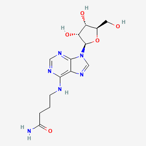 Adenosine, N-(4-amino-4-oxobutyl)-