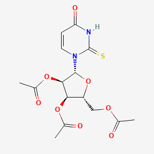 (2R,3R,4R,5R)-2-(Acetoxymethyl)-5-(4-oxo-2-thioxo-3,4-dihydropyrimidin-1(2H)-yl)tetrahydrofuran-3,4-diyl diacetate