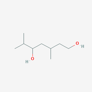 molecular formula C9H20O2 B12927962 3,6-Dimethylheptane-1,5-diol 