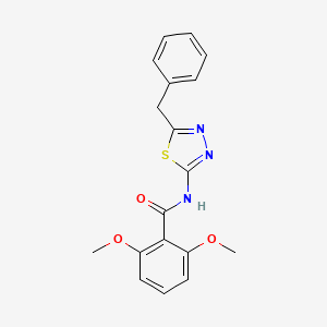 N-(5-benzyl-1,3,4-thiadiazol-2-yl)-2,6-dimethoxybenzamide