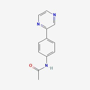 N-(4-(Pyrazin-2-yl)phenyl)acetamide