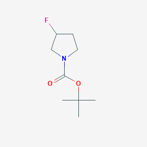molecular formula C9H16FNO2 B1292804 Tert-butyl 3-fluoropyrrolidine-1-carboxylate CAS No. 518063-52-0