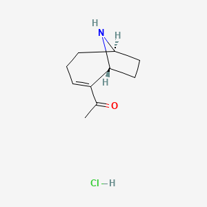 molecular formula C10H16ClNO B1292807 (+)-Anatoxin A hydrochloride 