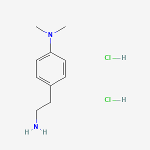 molecular formula C10H18Cl2N2 B1292819 [4-(2-Aminoethyl)phenyl]dimethylamine dihydrochloride CAS No. 102880-23-9