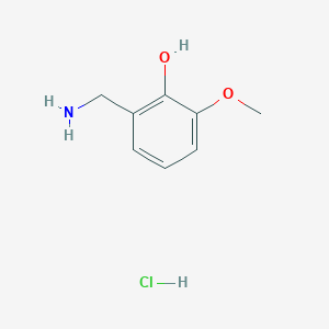 B1292820 2-(Aminomethyl)-6-methoxyphenol hydrochloride CAS No. 141803-91-0