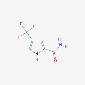 4-Trifluoromethyl-1H-pyrrole-2-carboxylic Acid Amide