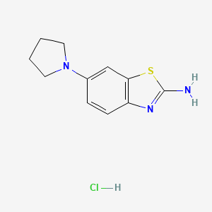 6-(Pyrrolidin-1-yl)benzo[d]thiazol-2-amine hydrochloride