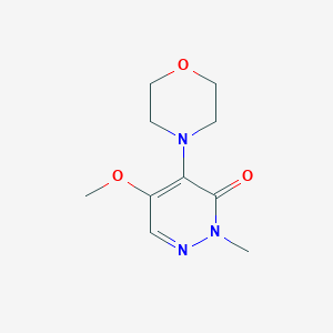 5-methoxy-2-methyl-4-morpholinopyridazin-3(2H)-one