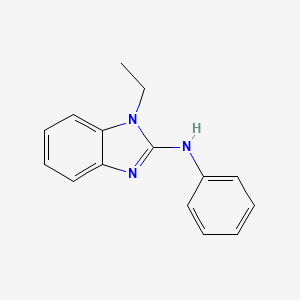 1H-Benzimidazol-2-amine, 1-ethyl-N-phenyl-