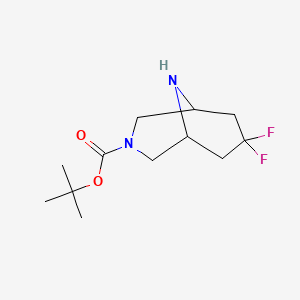 tert-Butyl 7,7-difluoro-3,9-diazabicyclo[3.3.1]nonane-3-carboxylate