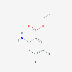 B1292836 Ethyl 2-amino-4,5-difluorobenzoate CAS No. 864293-36-7