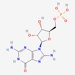 8-Aminoguanosine 5'-(dihydrogen phosphate)