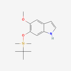 6-((tert-Butyldimethylsilyl)oxy)-5-methoxy-1H-indole