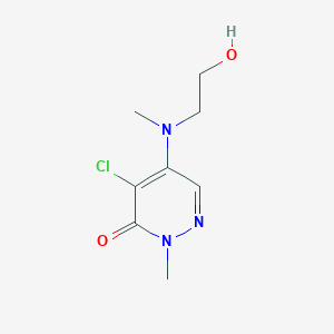 4-Chloro-5-((2-hydroxyethyl)(methyl)amino)-2-methylpyridazin-3(2H)-one