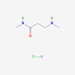 molecular formula C5H13ClN2O B1292866 N-Methyl-3-(methylamino)propanamide hydrochloride CAS No. 57180-63-9