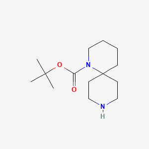 molecular formula C14H26N2O2 B1292871 叔丁基 1,9-二氮杂螺[5.5]十一烷-1-羧酸酯 CAS No. 1158750-00-5