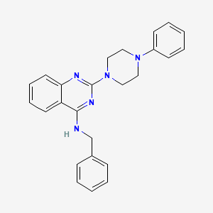 N-benzyl-2-(4-phenylpiperazin-1-yl)quinazolin-4-amine