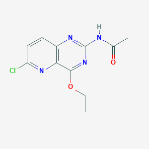 N-(6-Chloro-4-ethoxypyrido[3,2-d]pyrimidin-2-yl)acetamide