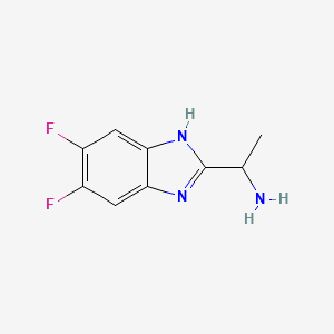 1-(5,6-Difluoro-1H-benzo[d]imidazol-2-yl)ethanamine