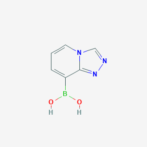 molecular formula C6H6BN3O2 B12928968 [1,2,4]Triazolo[4,3-a]pyridin-8-ylboronic acid 