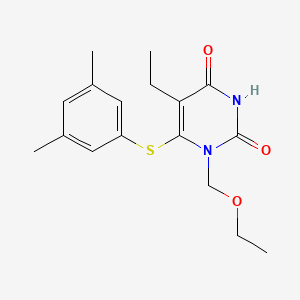 5-Ethyl-1-ethoxymethyl-6-(3,5-dimethylphenylthio)uracil