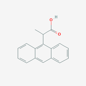 2-(Anthracen-9-yl)propanoic acid