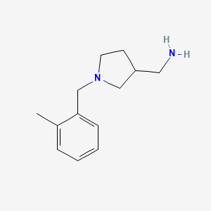 1-[1-(2-Methylbenzyl)-3-pyrrolidinyl]methanamine