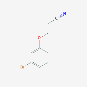 molecular formula C9H8BrNO B1292919 3-(3-Bromophenoxy)propanenitrile CAS No. 1016736-70-1