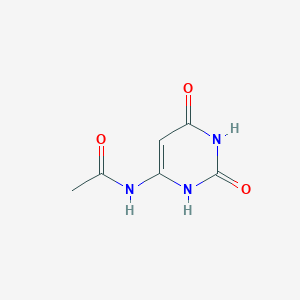 molecular formula C6H7N3O3 B12929230 Uracil, 6-acetamido- CAS No. 32970-34-6