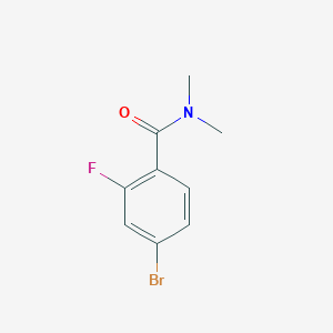 molecular formula C9H9BrFNO B1292925 4-Bromo-2-fluoro-N,N-dimethylbenzamide CAS No. 749927-80-8