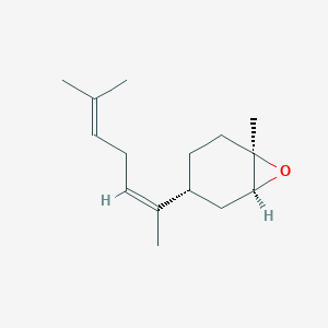 molecular formula C15H24O B12929421 (1R,4R,6S)-1-Methyl-4-((Z)-6-methylhepta-2,5-dien-2-yl)-7-oxabicyclo[4.1.0]heptane 