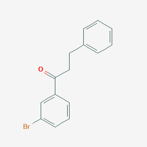 molecular formula C15H13BrO B1292951 3'-溴-3-苯基丙基苯甲酮 CAS No. 866821-66-1