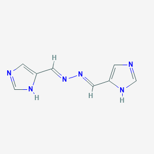 1,2-Bis((1H-imidazol-5-yl)methylene)hydrazine