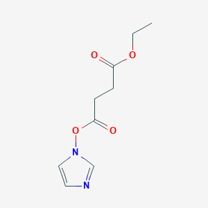 Ethyl 1H-imidazol-1-yl succinate