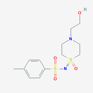 N-(4-(2-Hydroxyethyl)-1-oxido-1l6-thiomorpholin-1-ylidene)-4-methylbenzenesulfonamide