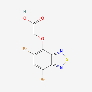 [(5,7-Dibromo-2,1,3-benzothiadiazol-4-yl)oxy]acetic acid