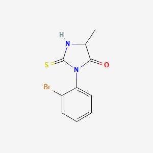 3-(2-Bromophenyl)-5-methyl-2-sulfanylideneimidazolidin-4-one