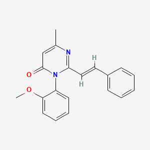 3-(2-Methoxyphenyl)-6-methyl-2-styrylpyrimidin-4(3H)-one