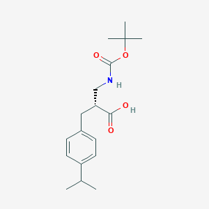 (R)-3-((tert-Butoxycarbonyl)amino)-2-(4-isopropylbenzyl)propanoic acid