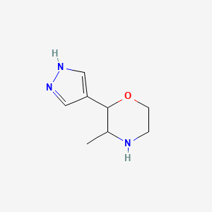 3-Methyl-2-(1H-pyrazol-4-yl)morpholine