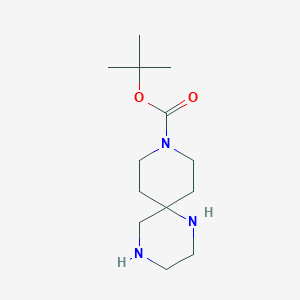 tert-Butyl 1,4,9-triazaspiro[5.5]undecane-9-carboxylate