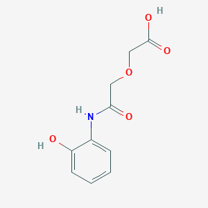 molecular formula C10H11NO5 B1292975 {2-[(2-Hydroxyphenyl)amino]-2-oxoethoxy}acetic acid CAS No. 1035841-15-6