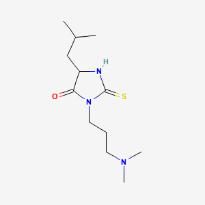 3-(3-(Dimethylamino)propyl)-5-isobutyl-2-thiohydantoin